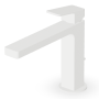 JINGLE MISCELATORE LAVABO C/SCARICO BIANCO OPACO GOFFRATO