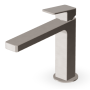 JINGLE MISCELATORE LAVABO S/SCARICO BOCCA PROLUNGATA NICKEL SPAZZOLATO