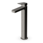 JINGLE MISCELATORE LAVABO ALTO S/SCARICO METAL BLACK SPAZZOLATO