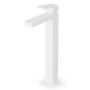 JINGLE MISCELATORE LAVABO ALTO S/SCARICO BIANCO OPACO GOFFRATO