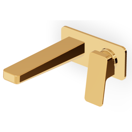 JINGLE MISCELATORE LAVABO A PARETE 180MM ORO