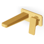JINGLE MISCELATORE LAVABO A PARETE 180MM ORO SPAZZOLATO