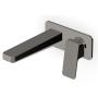 JINGLE MISCELATORE LAVABO A PARETE 180MM METAL BLACK