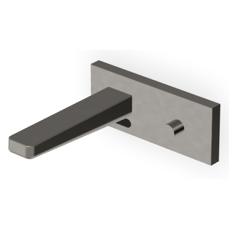 JINGLE MISCELATORE LAVABO S/SCARICO METAL BLACK SPAZZOLATO