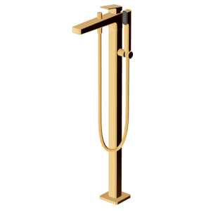 JINGLE MISCELATORE VASCA FREESTANDING C/DEVIATORE ORO