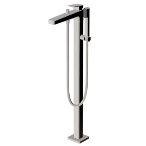 JINGLE MISCELATORE VASCA FREESTANDING C/DEVIATORE NICKEL
