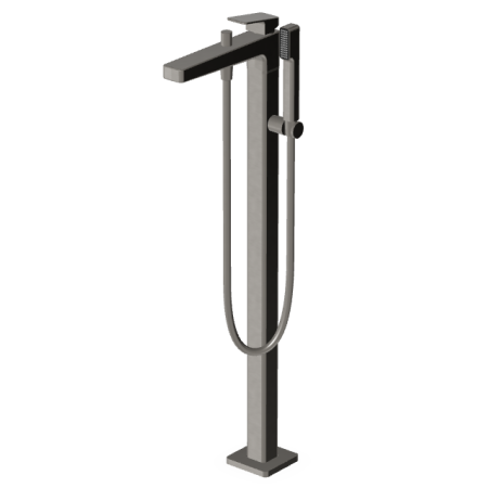 JINGLE MISCELATORE VASCA FREESTANDING C/DEVIATORE METAL BLACK SPAZZOLATO
