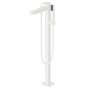 JINGLE MISCELATORE VASCA FREESTANDING C/DEVIATORE BIANCO OPACO GOFFRATO