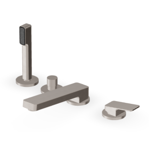 JINGLE MISCELATORE BORDO-VASCA 4 FORI NICKEL SPAZZOLATO