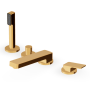 JINGLE 4-HOLE GOLD BATHTUB MIXER