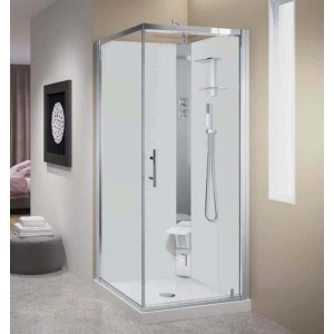 CRYSTAL G MULTIFUNCTION CABIN 1 SWING DOOR + 1 FIXED SIDE