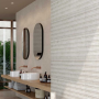 ALBA WALL GREIGE STRUTTURA WALLTONE 3D 30X90 RETTIFICATO