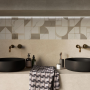 ALLMARBLE_WALL GOLDEN WHITE SATIN 40X120 DECORO CLUB