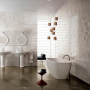 ALLMARBLE_WALL GOLDEN WHITE LUX 40X120 STRUTTURA PAVÉ 3D RETTIFICATO