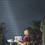 COLORPLAY BLUE STRUTTURA CABOCHON 30X90 RETTIFICATO