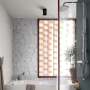 CROGIOLO_RICE BIANCO DECORO LEAF LUX 5X15
