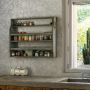 NATURALIA_WALL DECORO INCISIONE GRIGIO - 33X100 RETTIFICATO