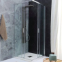 FAST CORNER SHOWER BOX WITH 2 SLIDING DOORS
