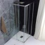 FAST CORNER SHOWER BOX WITH 2 SLIDING DOORS