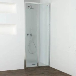 FAST SHOWER BOX IN NICHE WITH FOLDING DOOR