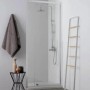 FAST SHOWER BOX IN NICHE WITH SWING DOOR