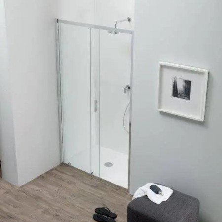 FAST SHOWER BOX IN NICHE WITH SLIDING DOOR