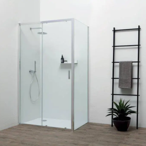 FAST CORNER SHOWER BOX WITH SLIDING DOOR + FIXED SIDE