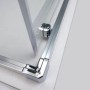 FAST CORNER SHOWER BOX WITH SLIDING DOOR + FIXED SIDE