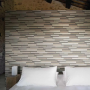 INDUSTRIAL LISTELLO MIX 3D IVORY/MOKA/TAUPE 15X60