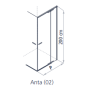 ANTA DX X FILO PLUS ANGOLO 2 BATTENTI