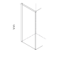 FIXED SIDE X FILO 1 SWING DOOR + 1 FIXED