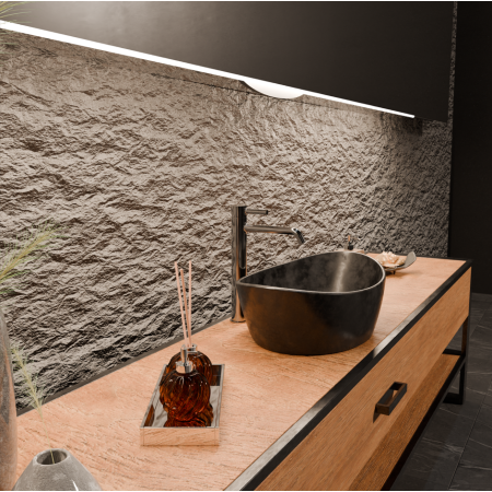 PAN EXTENDED CHROME BASIN MIXER TAP