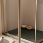 OUTLINE 1 PIVOT DOOR + FIXED SIDE