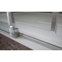 FOCUS CORNER 1 SLIDING DOOR (door closes on the wall) + 1 FIXED SIDE