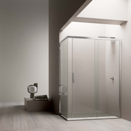 VIRGO CORNER 1 SLIDING DOOR + FIXED SIDE