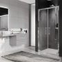 ROSE ROSSE B SHOWER BOX IN NICHE 2 SWING DOORS