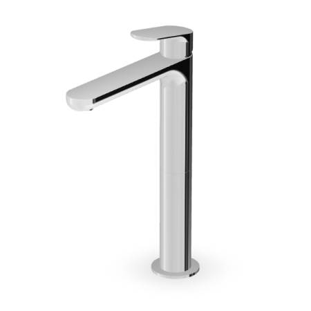 NIKKO MISCELATORE MONOCOMANDO LAVABO A BOCCA ALTA CROMO