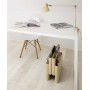 WOODEN TILE WHITE 20X120 RETTIFICATO
