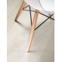 WOODEN TILE WHITE 20X120 RETTIFICATO