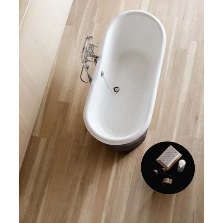 WOODEN TILE ALMOND 20X120 RETTIFICATO