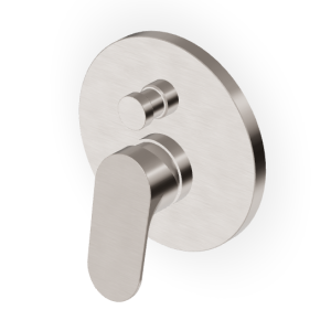 NIKKO SINGLE-LEVER BUILT-IN BATHTUB/SHOWER MIXER BRUSHED NICKEL - EXTERNAL PART