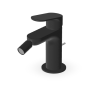 NIKKO MISCELATORE MONOCOMANDO BIDET NERO OPACO GROFFATO