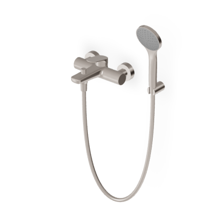 NIKKO SINGLE-LEVER BATHTUB/SHOWER MIXER EXTERNAL BRUSHED NICKEL
