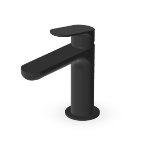 NIKKO MISCELATORE MONOCOMANDO LAVABO NERO OPACO GOFFRATO