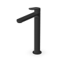 NIKKO SINGLE-LEVER MIXER HIGH SPOUT BASIN FAUCET MATT EMBOSSED BLACK