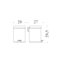 CONTRACT STAINLESS STEEL TRASH CAN