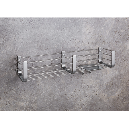 ANGOLARI PORTA OGGETTI DA DOCCIA E DA VASCA CON RIPIANO IN INOX