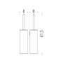 CONTRACT SMART TOILET BRUSH HOLDER FOR COUNTERTOP AND/OR WALL MOUNT