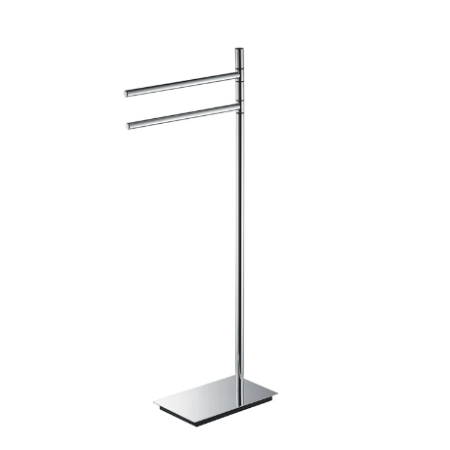 SQUARE FLOOR LAMP WITH 2 TOWEL HOLDERS