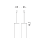 PLUS ZIRCONIUM FREESTANDING TOILET BRUSH HOLDER